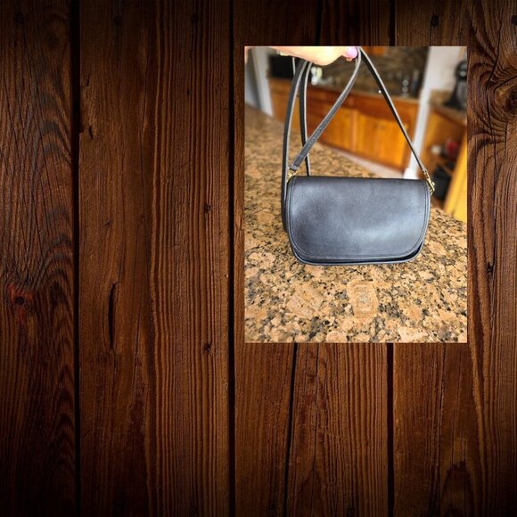 COACH Vintage Ritchie Bag Crossbody zip black - Picture 9 of 9